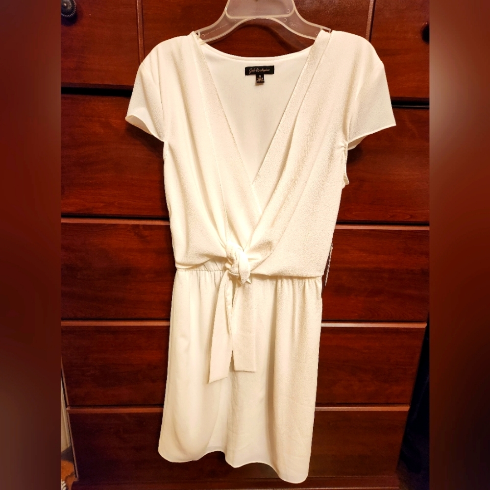 NWT Small Jodi Kristopher Ivory Dress